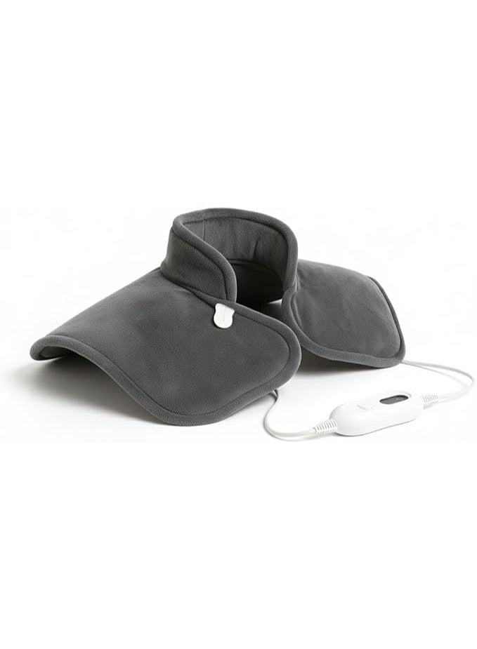 وسادة تدفئة كهربائية متكاملة للرقبة والأكتاف - تصميم مرن بـ تغطية كاملة مع غطاء ناعم قابل للغسل - Image 1